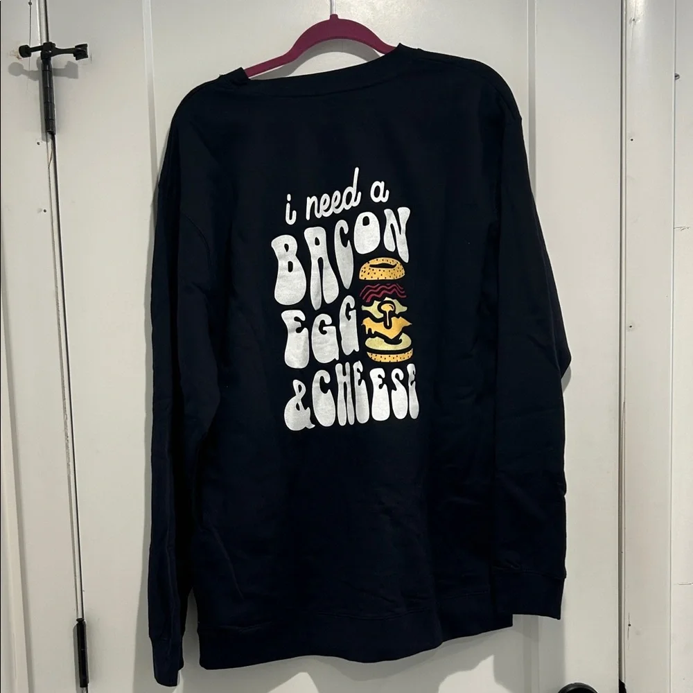 Black Graphic Crewneck Sweatshirt - Local Logo - Picture 2 of 2